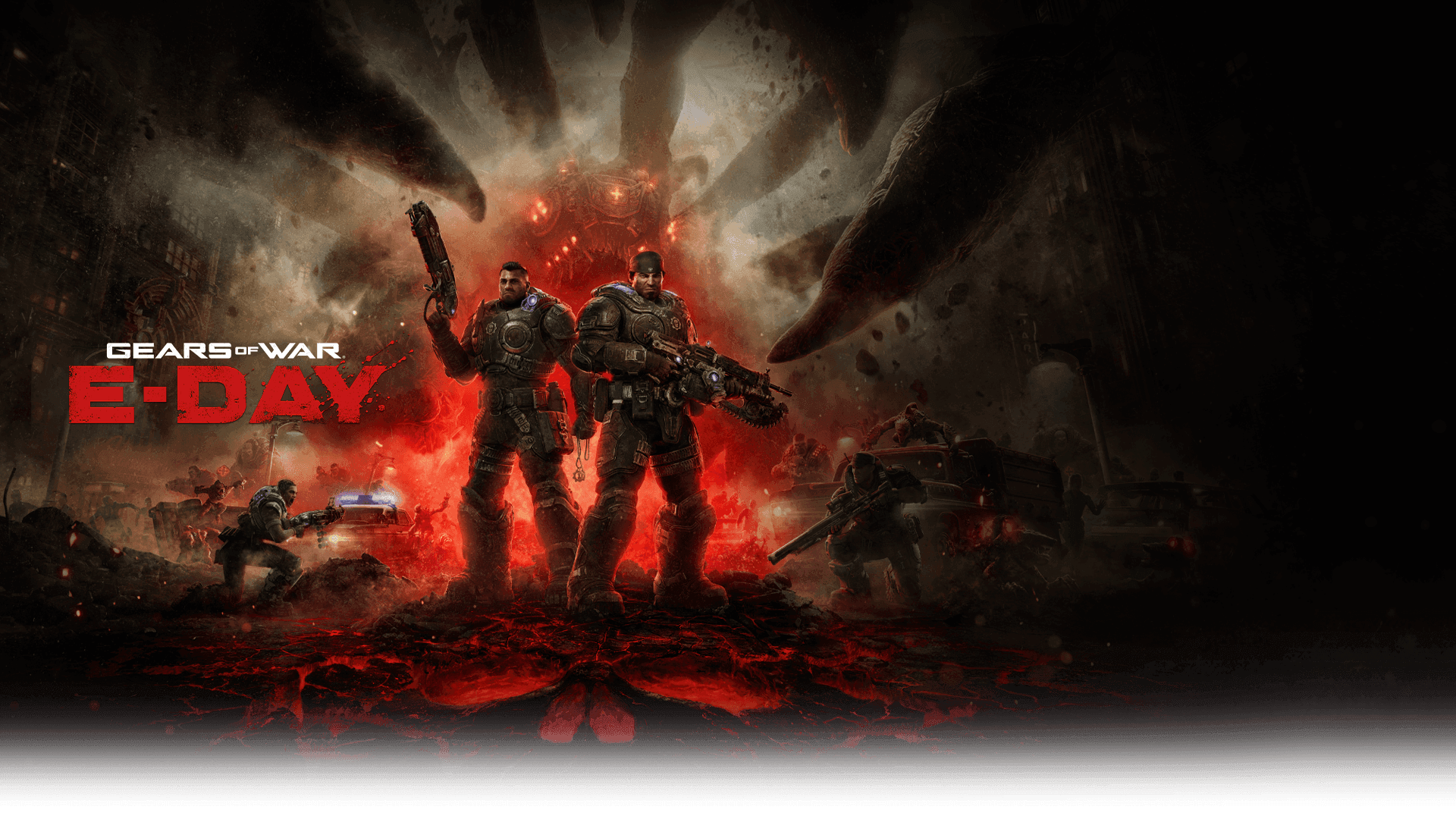 Promotional artwork for Gears of War: E-Day